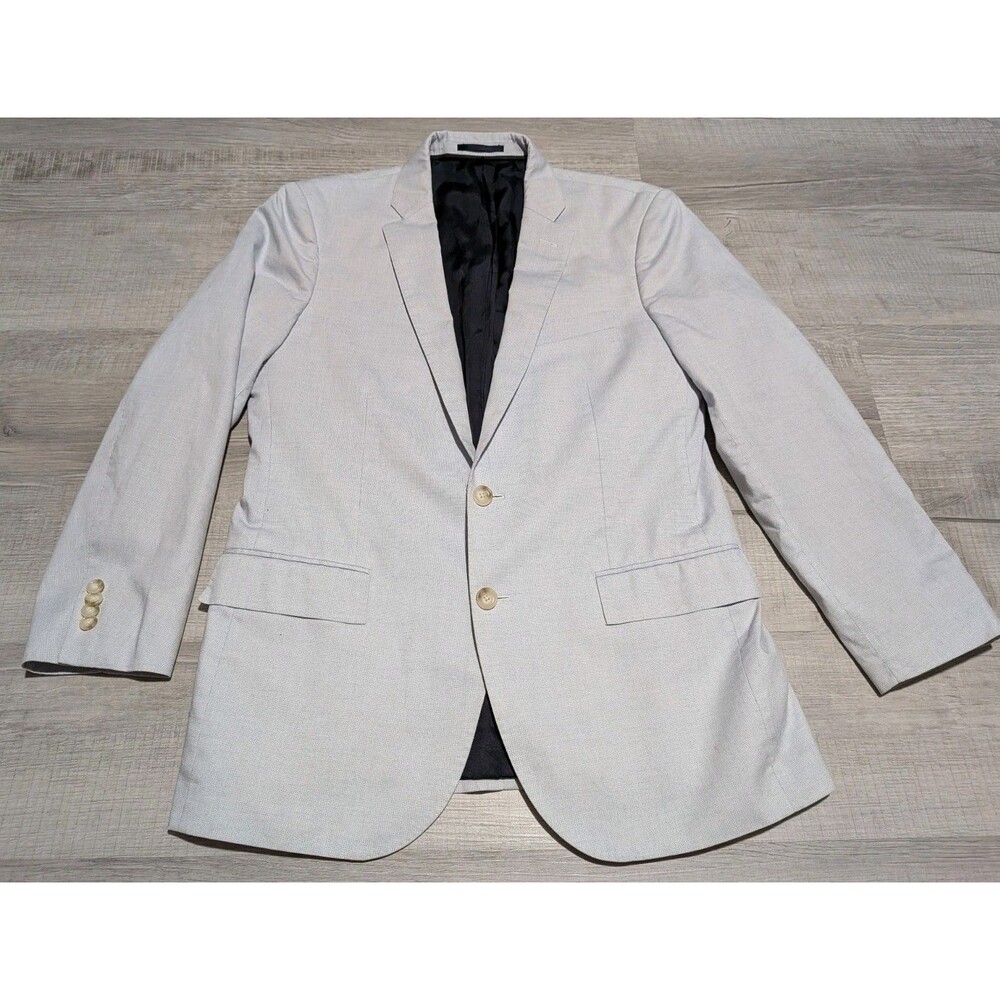 J. Crew Ludlow Suit Jacket Blazer Sz 40R Blue Sport Coat